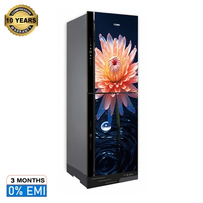 Picture of VISION Glass Door Refrigerator RE-356 Liter Water DO Daisy Top Mount