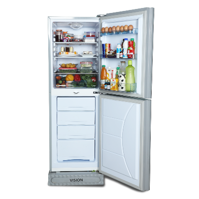 Picture of VISION Glass Door Refrigerator RE-222 Liter Purple Digital Lotus Top Mount