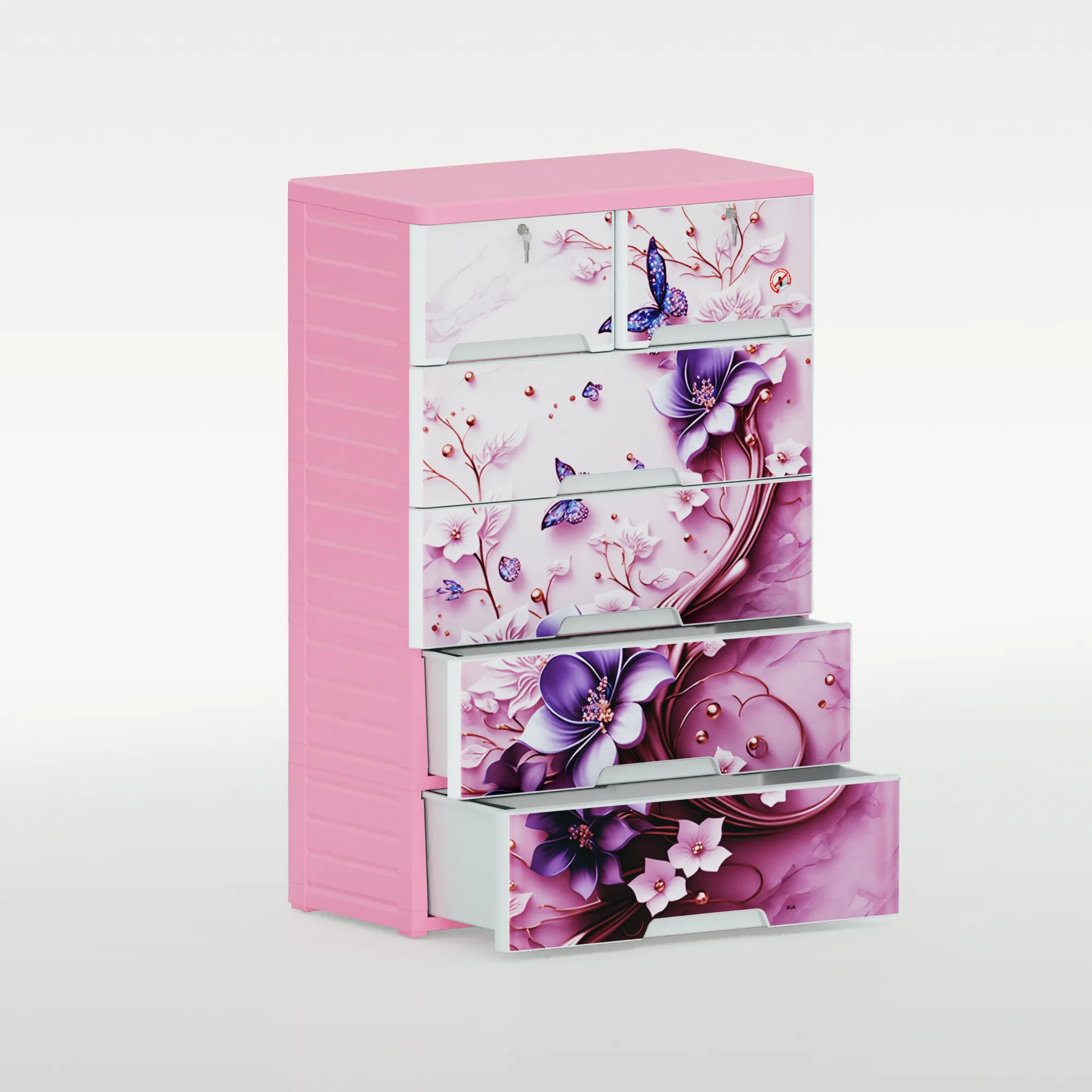 Picture of RFL Wardrobe Double 5D KD Elegant HD - Orchid