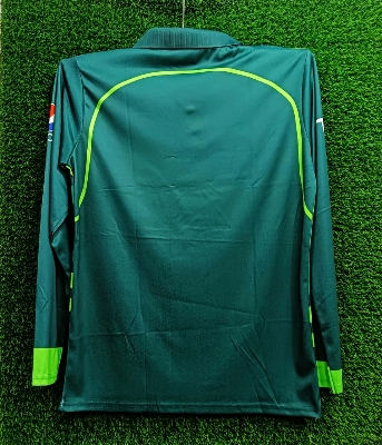 Picture of Pakistan World Asia Cup Jersey 2023 4 Part Jersey Premi premium Quality - Pakistan Cricket Jersey - Cricket Jersey -Collar Full Sleeve Jersey