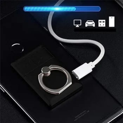 Picture of 2 in 1 USB Lighter Rechargeable Electric Flameless Lighter Phone Ring