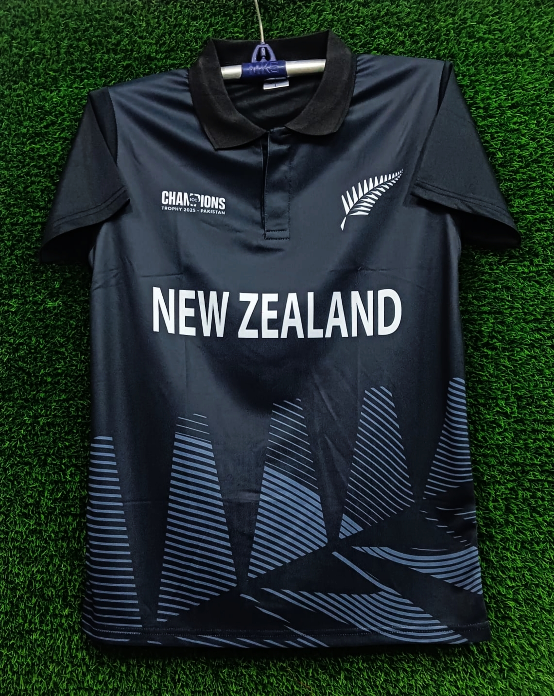 Picture of New Zealand Cricket Jersey, Short Sleeve Collar Jersey New Jersey Collar Jersey 2025