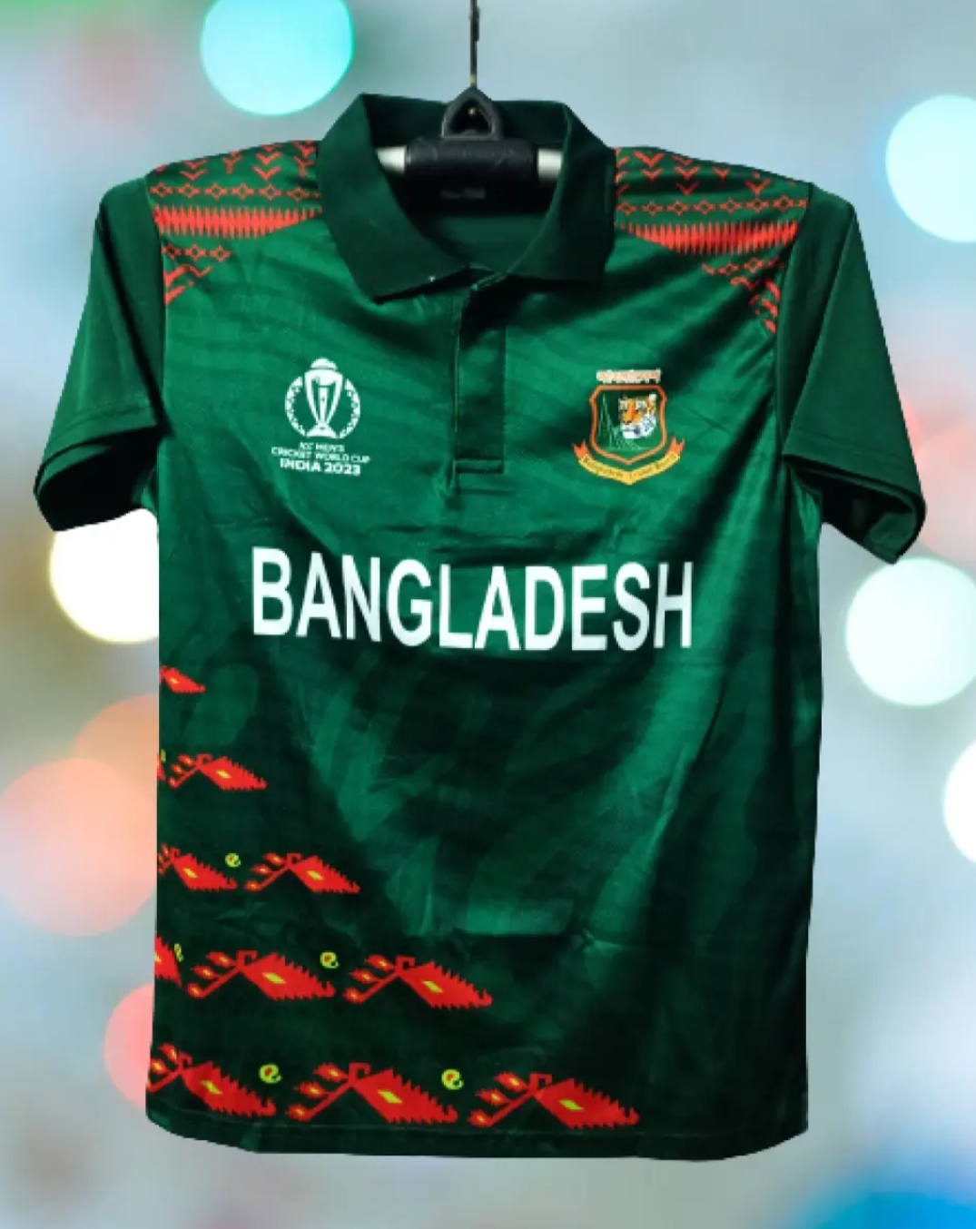 Picture of বাংলাদেশ t20 বিশ্বকাপের জার্সি 2022. শর্ট স্লিভ কলার ক্রিকেট জার্সি - bangladesh cricket jersey