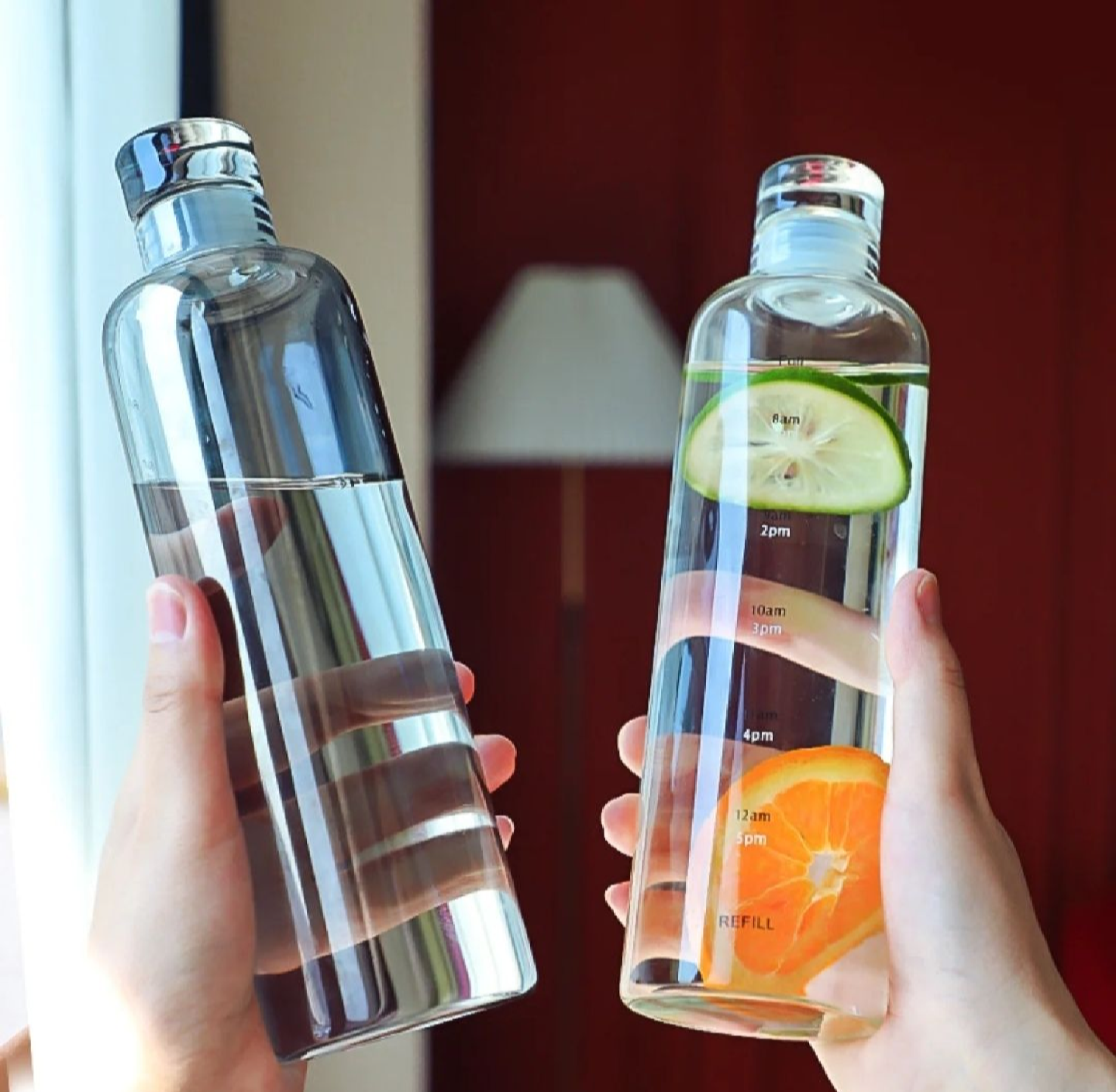 Picture of Transparent Water Bottle 500MI - Stay Refreshed On-The-Go With A Sleek And Durable Design