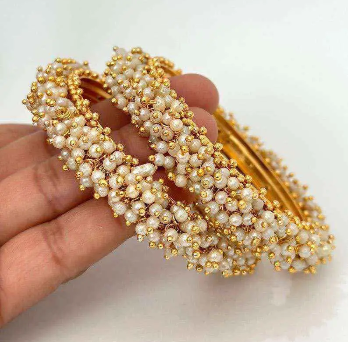 Picture of Fashionable gajra bangles /party bangles /bridal bangkes / bracelet bangles for women /girls