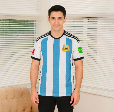 Picture of 3 STAR ARGENTINA HOME JERSEY 2022 - argentina jersey