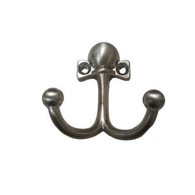 Picture of Coat Hook (Silver) Wall Hanger (With Screw & Royal Plug))