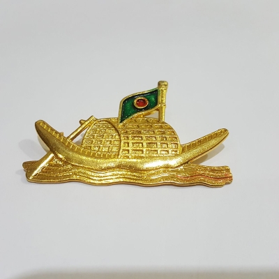 Picture of Coat Pin / Hijab Pin The Boat with National Flag Brooches (01 pcs)