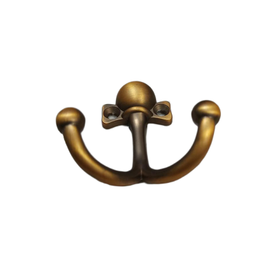 Picture of Coat Hook (Antique Gold), Wall Hanger, Single Hook (Double Leg)