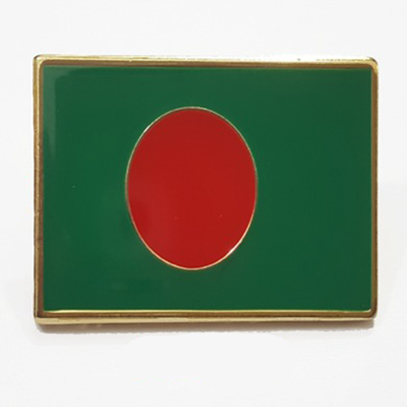Picture of Bangladesh Flag Coat Pin/ Brooches (Double Pin)