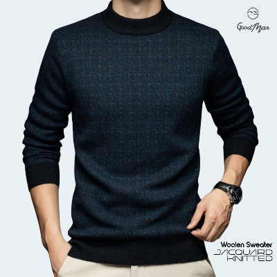 Men's Mock Neck Sweater GoodManonline shop bangladeshothoba.com