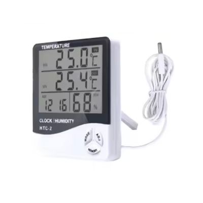 Picture of LCD Electronic Digital Temperature Humidity Meter Thermometer Hygrometer Indoor Outdoor Weather Station Clock HTC-1 HTC-2