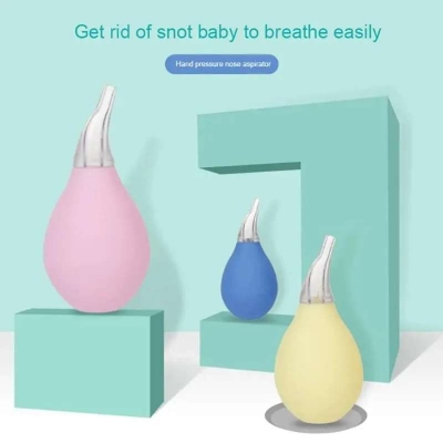 Picture of Baby Care Silicone PVC Baby Nasal Aspirator nose cleaner