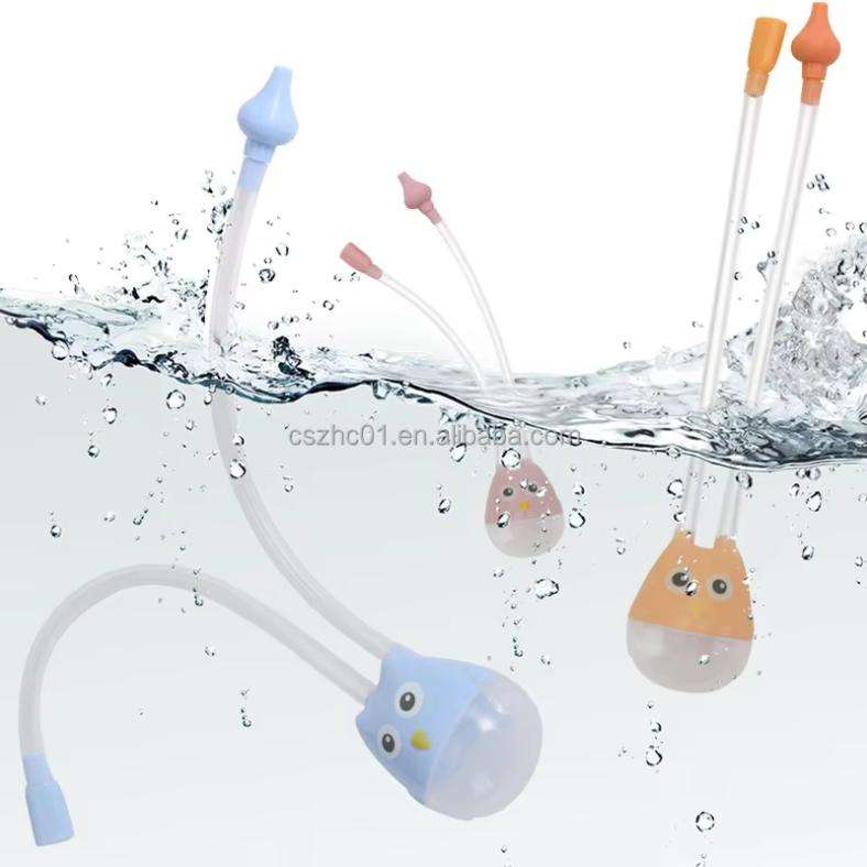 Picture of Newborn Baby Nasal Aspirator for Infant Nose Cleaner Sucker Suction Tool Protection Health Care Baby Mouth Nasal Suction