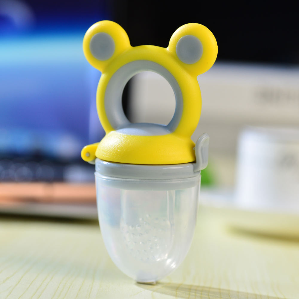 Picture of Silicone Pouches Babies Toddlers Infants Kids Baby Fresh Fruit Food Feeder Pacifier Training Massaging Toy