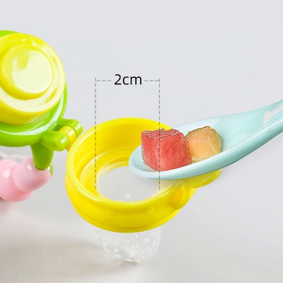 Picture of Baby Fruit Feeding Pacifier Teething Toys Rattle Bell Custom Feeder Baby Teethers