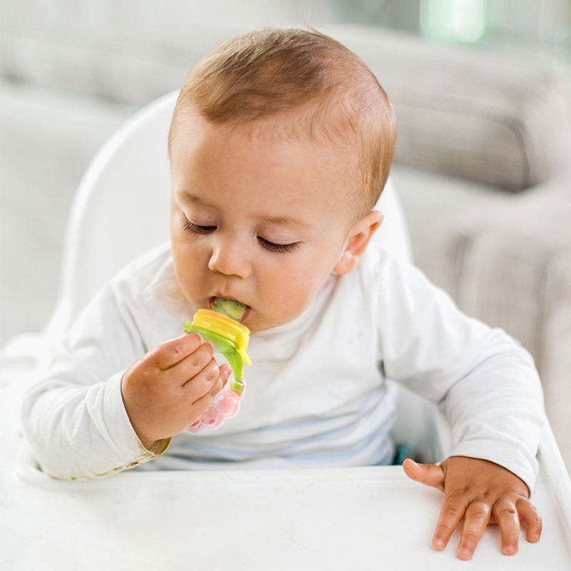 Picture of Baby Fruit Feeding Pacifier Teething Toys Rattle Bell Custom Feeder Baby Teethers