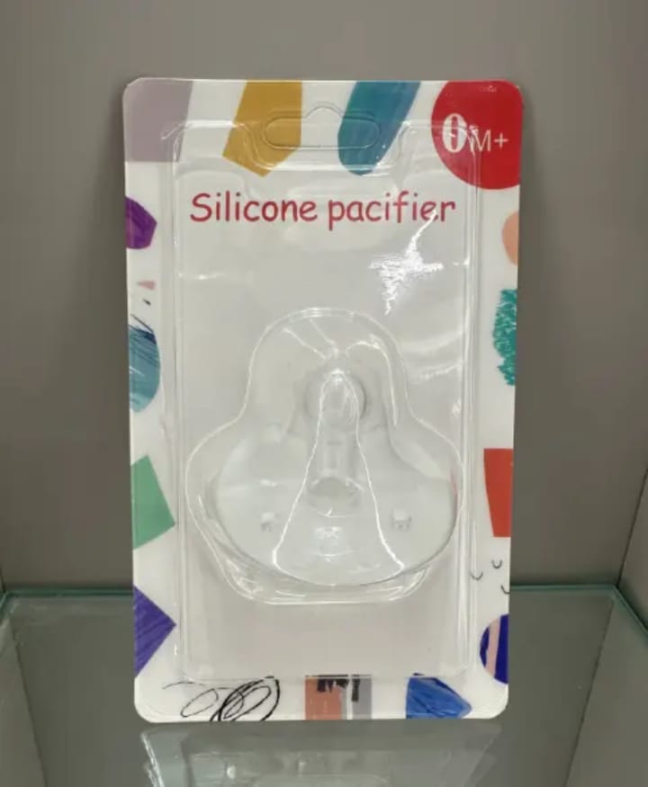 Picture of New Baby Pacifier Liquid Silicone Day and Night Design Round and Flat Nipple BPA Free