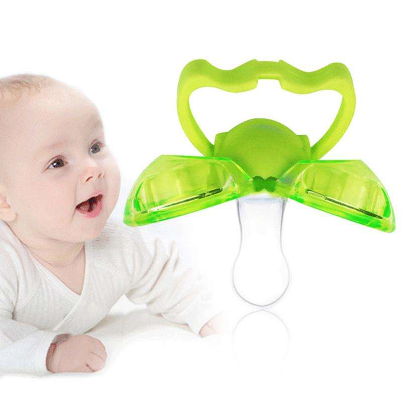 Picture of Food Grade Silicone Eco-Friendly Comfortable Pacifier Infant Newborn Funny Dummy Mouth Soother Baby Pacifier