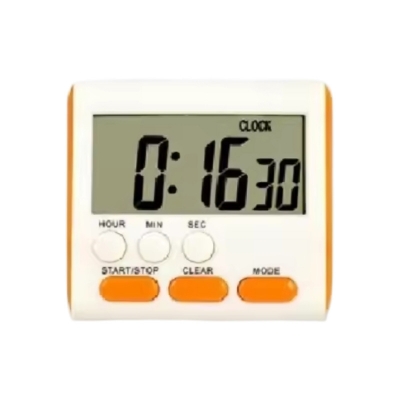 Picture of Kitchen Timer English 24-hour Electronic Timer Digital Reminder Alarm Clocks Cooking Countdown Timer LCD Multifunction Home