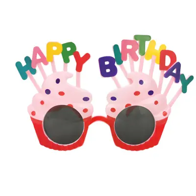 Birthday Funny Glasses- Photo Props Funny Novelty Glasses for Birthday Party Decor- (Pack of 1 Pcs)