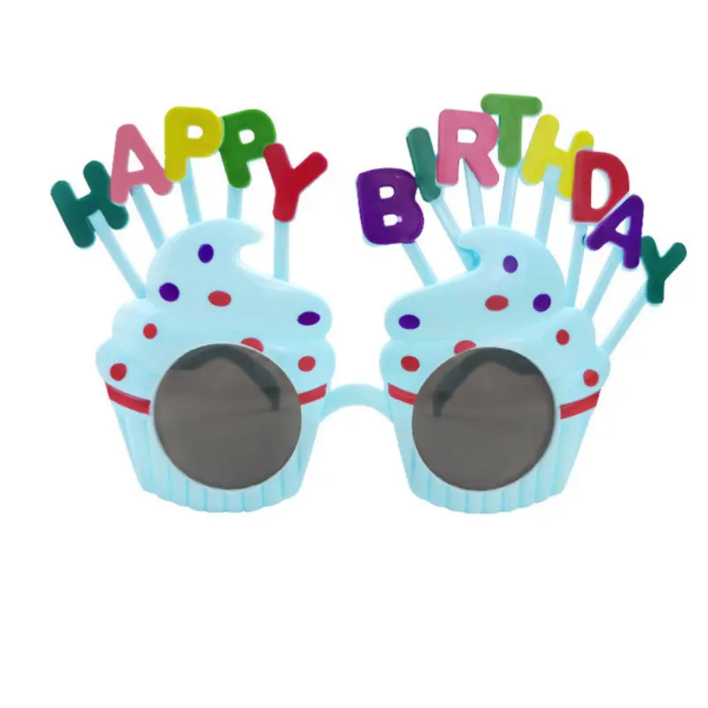 Birthday Funny Glasses- Photo Props Funny Novelty Glasses for Birthday Party Decor- (Pack of 1 Pcs)