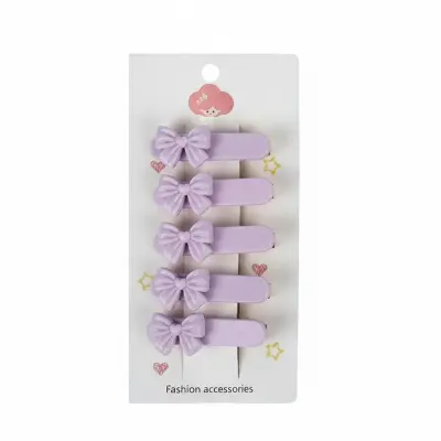 Picture of Lilac Dream Matte Bow Hair clips