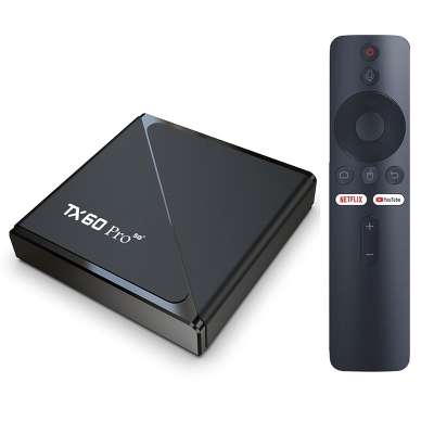 Picture of Tx60 Pro Android Smart TV Box 16GB 256GB Free Dish Channel Voice Remote Android 16