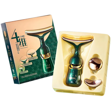 Picture of 3 In 1 Face Massager Neck Facial Eye Massage Introducer Microcurrent Skin Rejuvenation Anti Aging Beauty Device