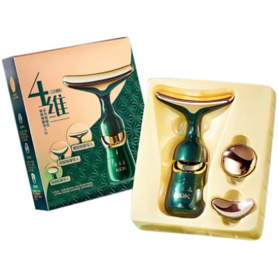 Picture of 3 In 1 Face Massager Neck Facial Eye Massage Introducer Microcurrent Skin Rejuvenation Anti Aging Beauty Device