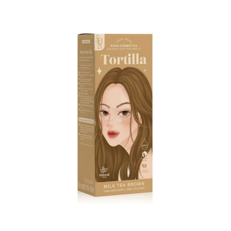 Picture of Kota Hair Color Cream Tortilla - Milk Tea Brown