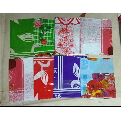 Picture of PVC table cover/transparent table cover/Fruit and flower design table cover/plastic table cloth-7.5fit 4.5fit for 6 chairs