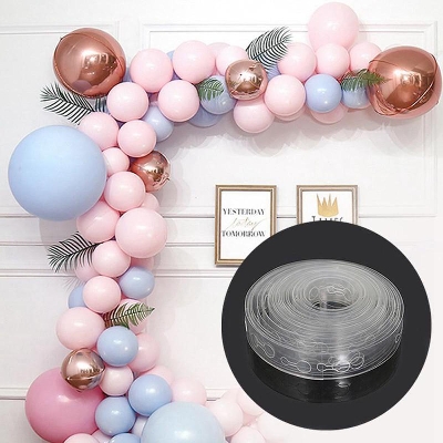 Picture of 5 M Double Hole Balloon Chain Birthday Background Wall Decoration/Balloon graland chain/balloon chain