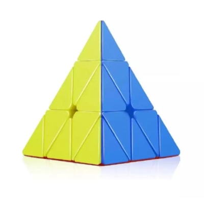 Picture of Rubik's Cube Pyramid Stickerless/3 Stage Pyramid Rubiks Magic Cube/Pyramid Rubiks Magic Cube - 3 Stage
