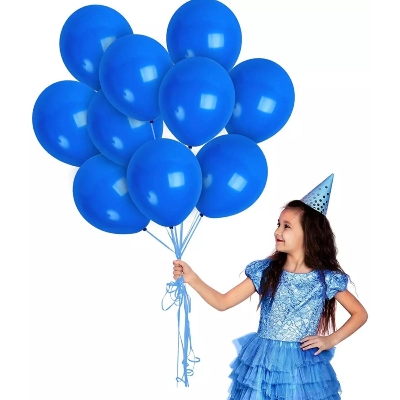 Picture of Blue Balloon 50Pc/Blue Balloon 50Pcs Package - Birthday Decoration
