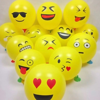 Picture of Emoji Balloon-20pc/ Happy Birthdaemoji balloon 20pcs Balloons