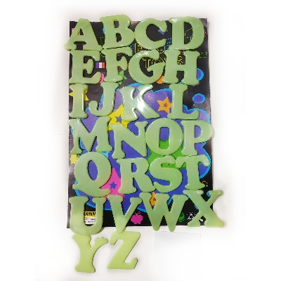 Picture of Radium wall Sticker Letter Full Set - 1 Packet