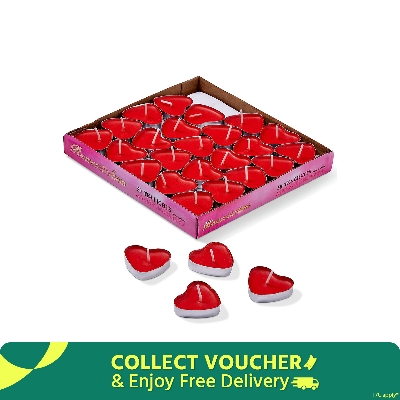 Picture of Love candle-10pc