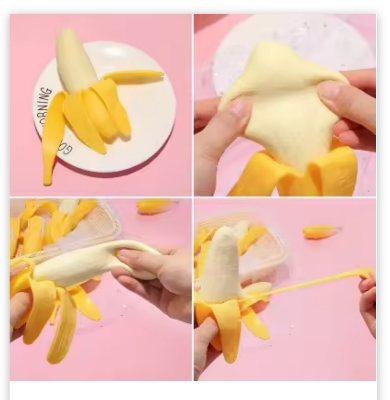 Picture of Banana Squishy Anxiety relief Toy/Banana squshi toy