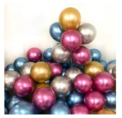 Picture of Metallic Balloon - 10 PCS (Premium Quality)
