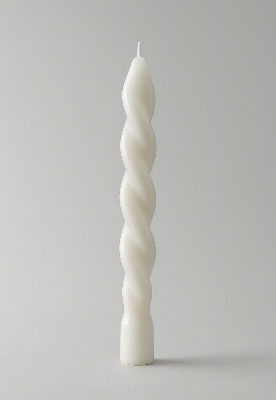 Picture of Long Twisted Table Candles Spiral Luxury Candles
