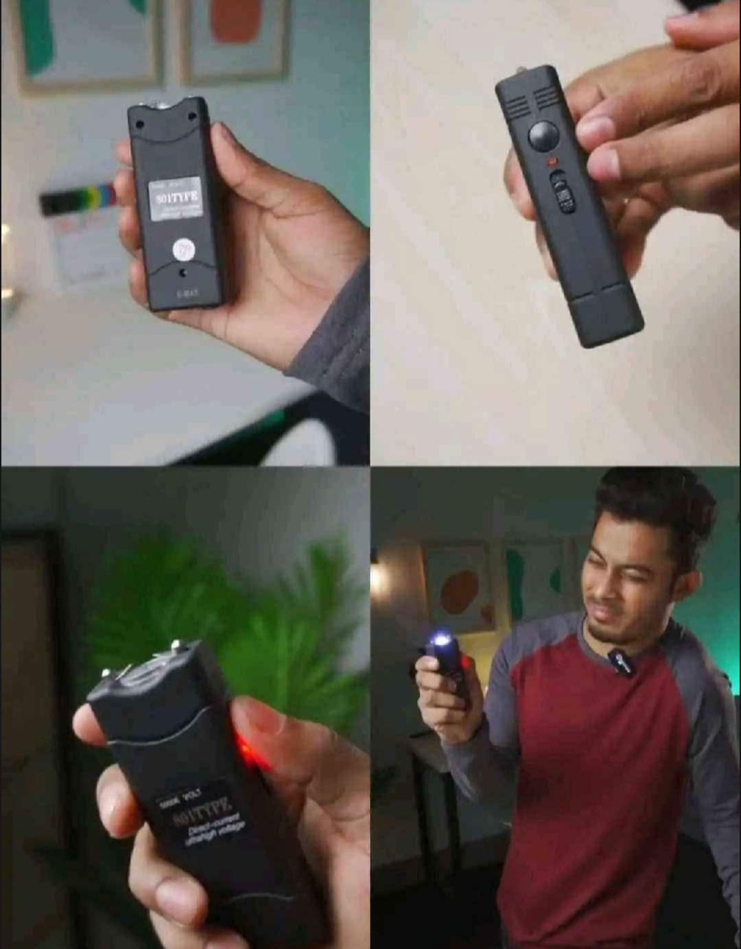 Picture of Self Security Tools Rechargeable Electric Flashlight Lower Price In Bangladesh Model ART NO.801/electric shock Power/self defence shock for girls with flashlight