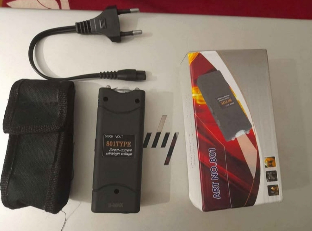 Picture of Self Security Tools Rechargeable Electric Flashlight Lower Price In Bangladesh Model ART NO.801/electric shock Power/self defence shock for girls with flashlight