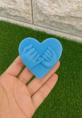 Picture of Pinky promise candle/Hands Holding Candle small size Romantic Gift for Valentines Day