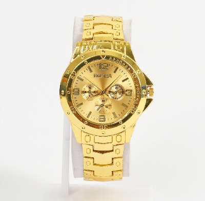 Picture of Analog Men's Luxury Stainless Steel Watch for Men GOLDEN - Watch For Men
