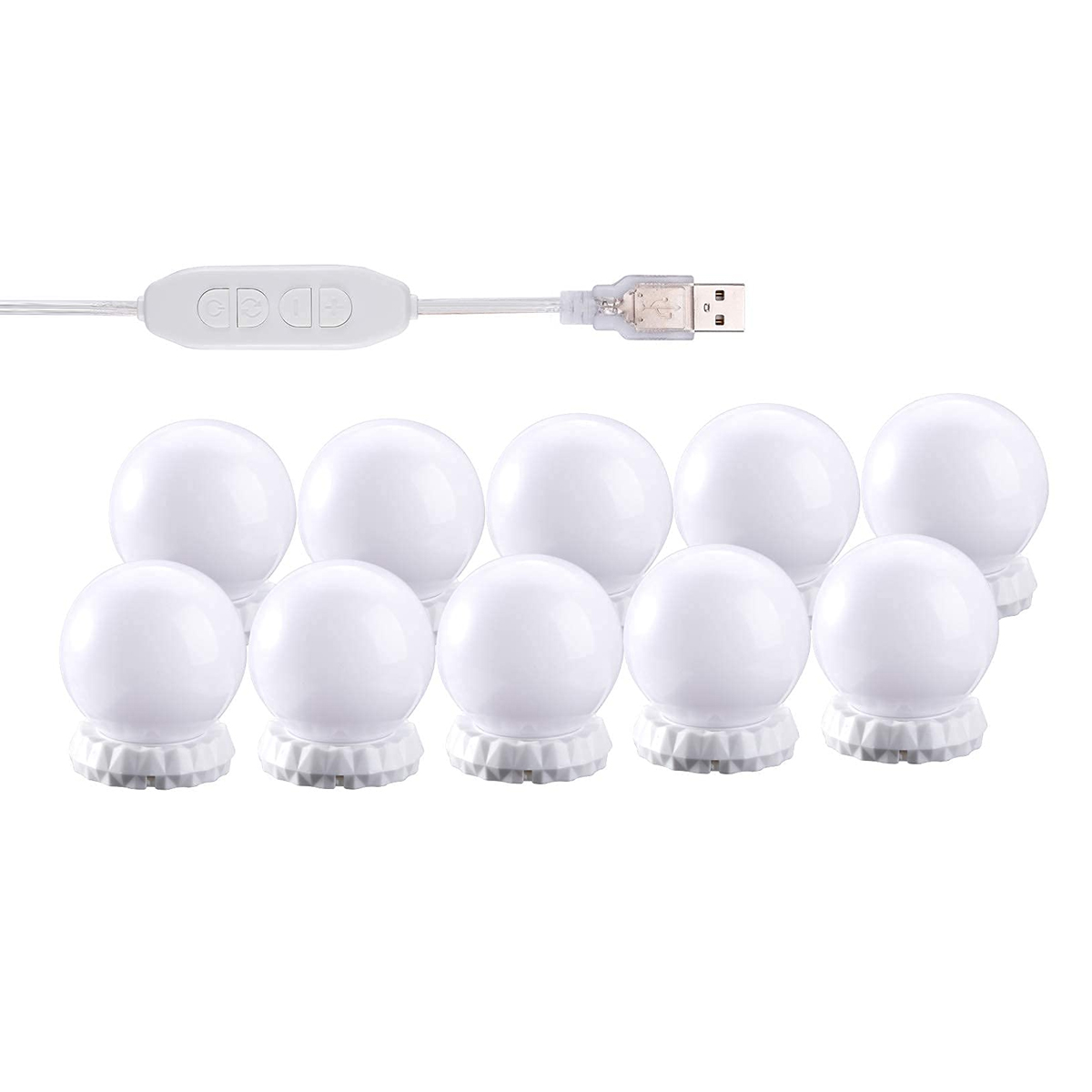 Picture of Vanity  Mirror Led Light 10 LED Light - 3 Modes & USB Type