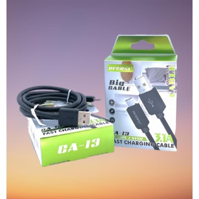 Picture of Type C Data Cable 3.1A Fast Charging Cable (RECRSI Brand)