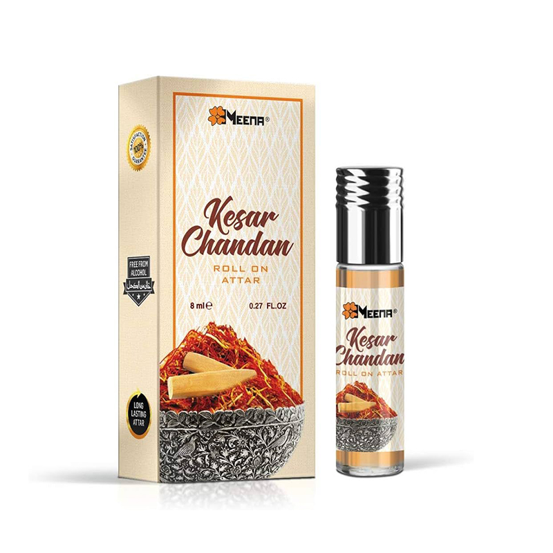 Picture of MEENA Kesar Chandan Roll-on Attar, 8 ml
