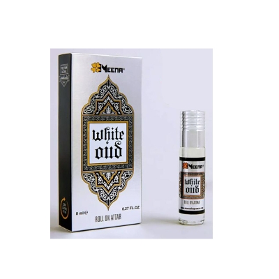 Picture of MEENA FRAGRANCE WHITE OUDH -INTENSE WOODY FLORAL AGARWOOD 8ML ROLL ON ATTAR (INDIA) |
