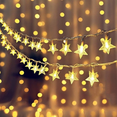 Picture of 28 Led Star Shape String Led Fairy Light - Warm White